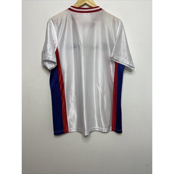 Champion Shooting Shirt Warm Up Men M Red White Blue USA - Picture 2 of 8